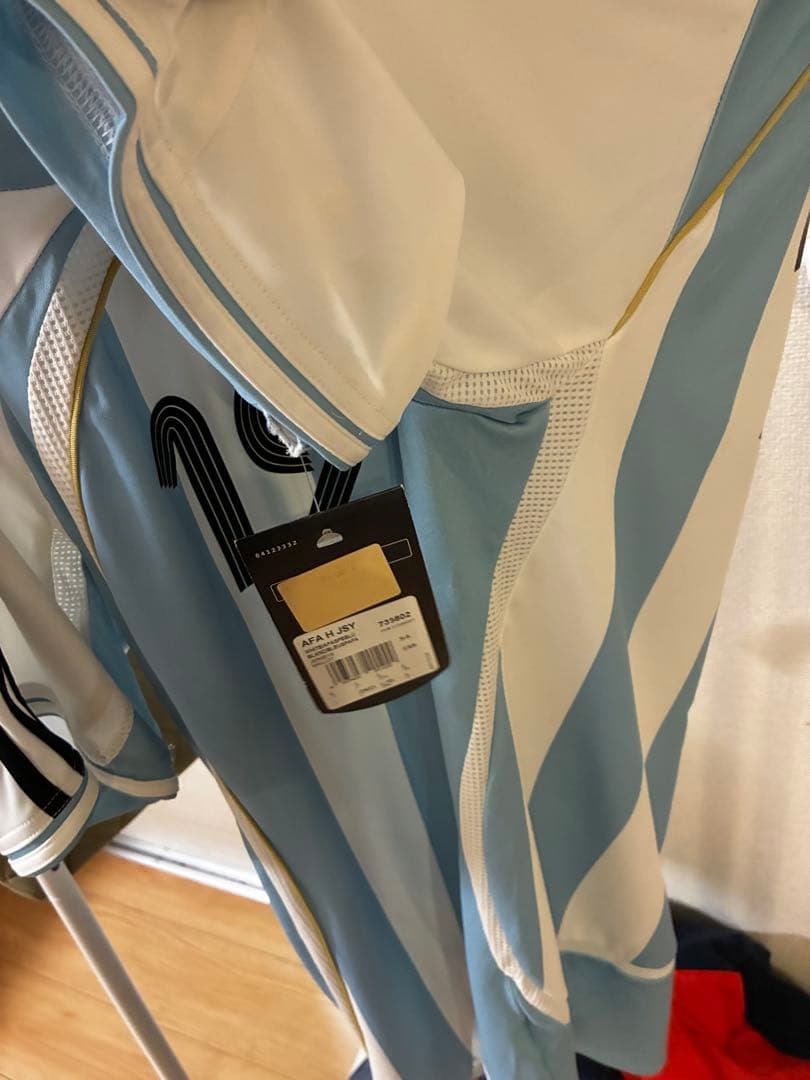 アルゼンチン代表 サッカーシャツ 19番 adidas タグ付き　未使用