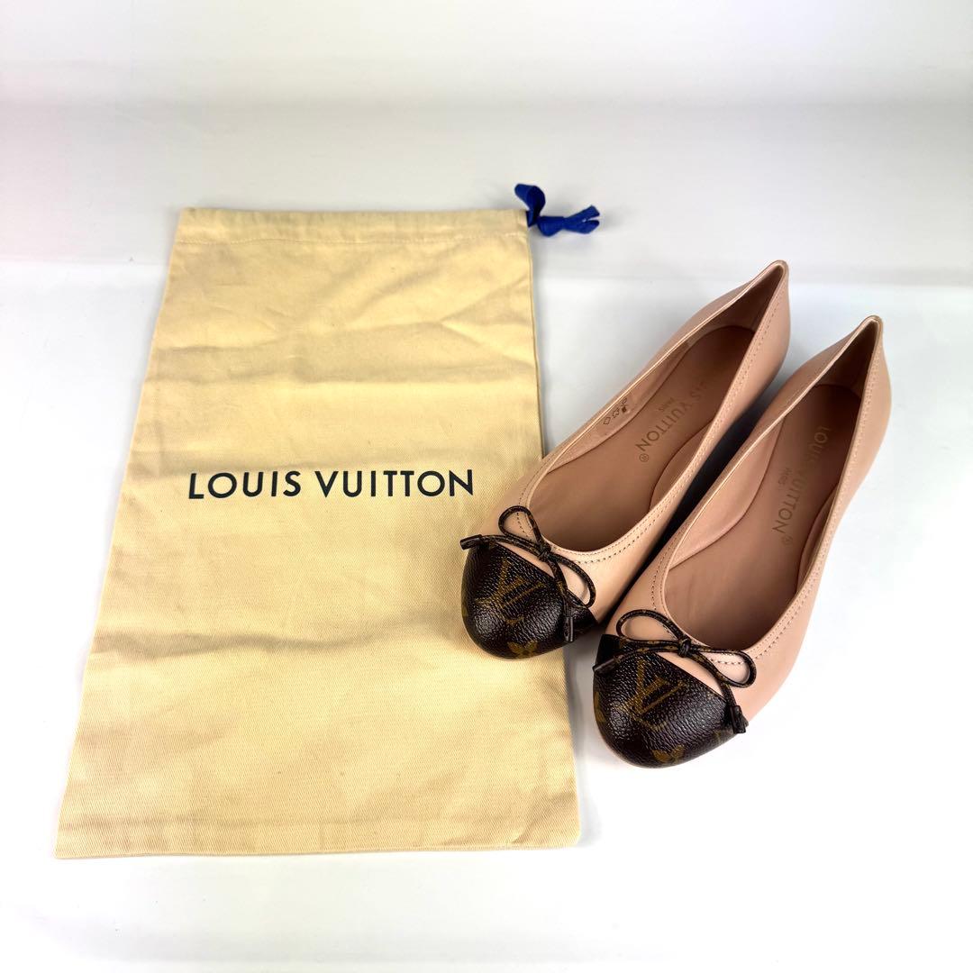 【ちー】ルイヴィトン　ポピ・ライン　パンプス　モノグラム　37 1/2