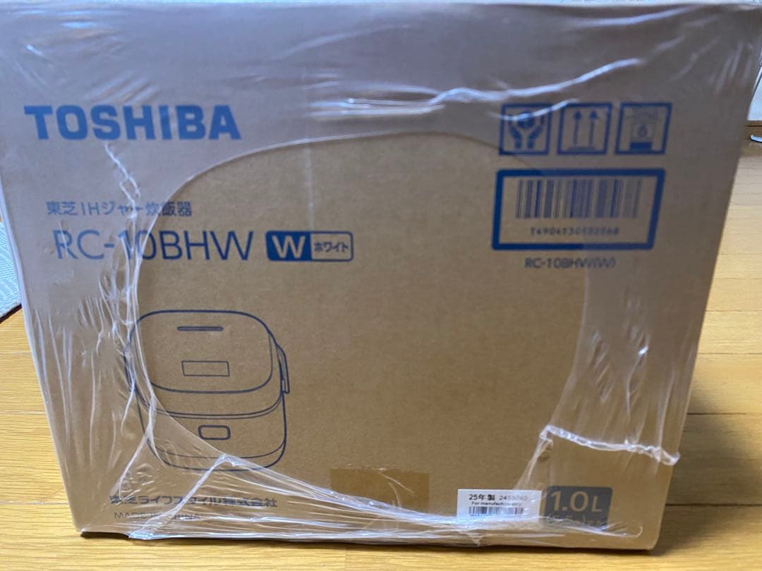 TOSHIBA IHジャー炊飯器 RC-10BHW ホワイト　2025年製