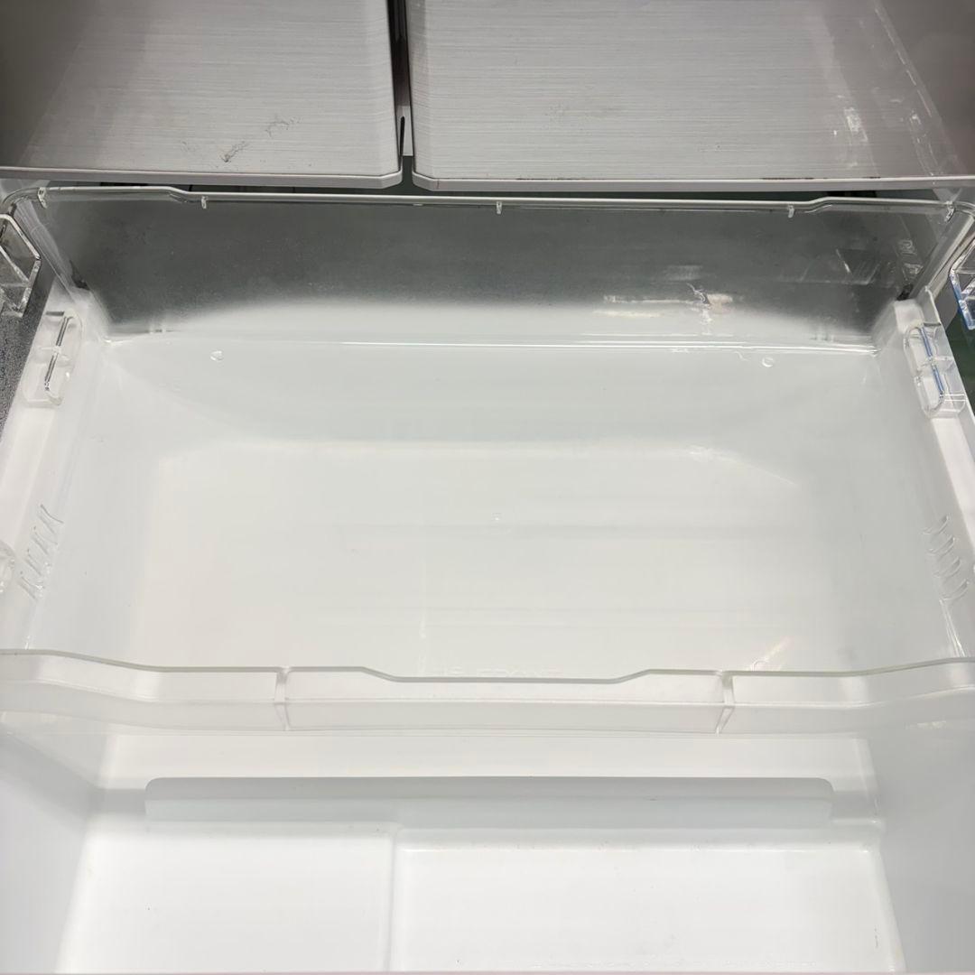 634 東芝　大型冷蔵庫　500Ｌ強　小型　家庭用　観音開き　自動製氷　シルバー