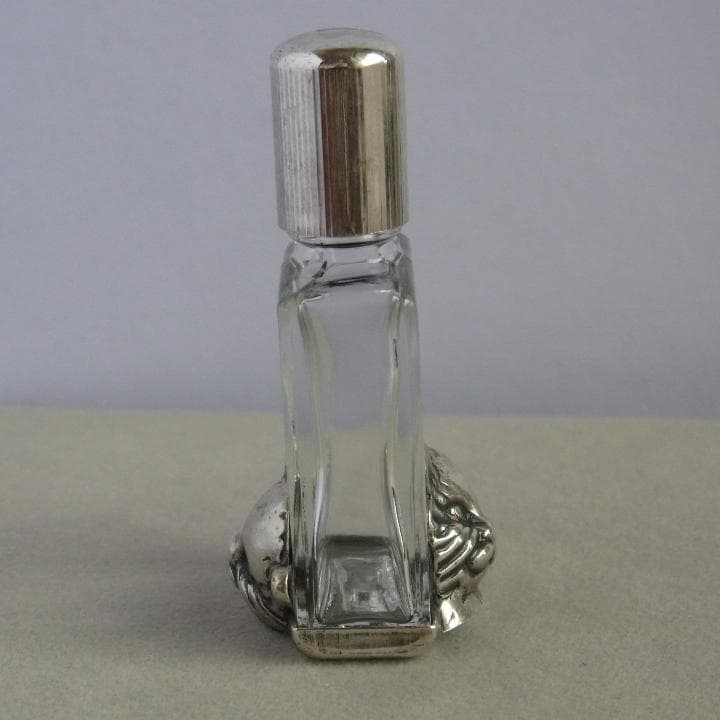 イタリア製 ビンテージ パフュームボトル シルバー925 猫の装飾 ネコ ねこ