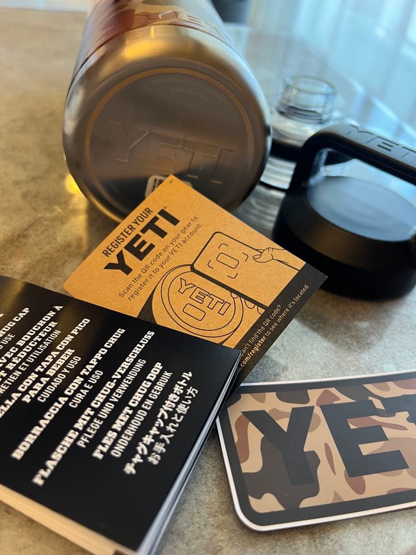 正規新品YETI Rambler 26oz Bottle 迷彩柄