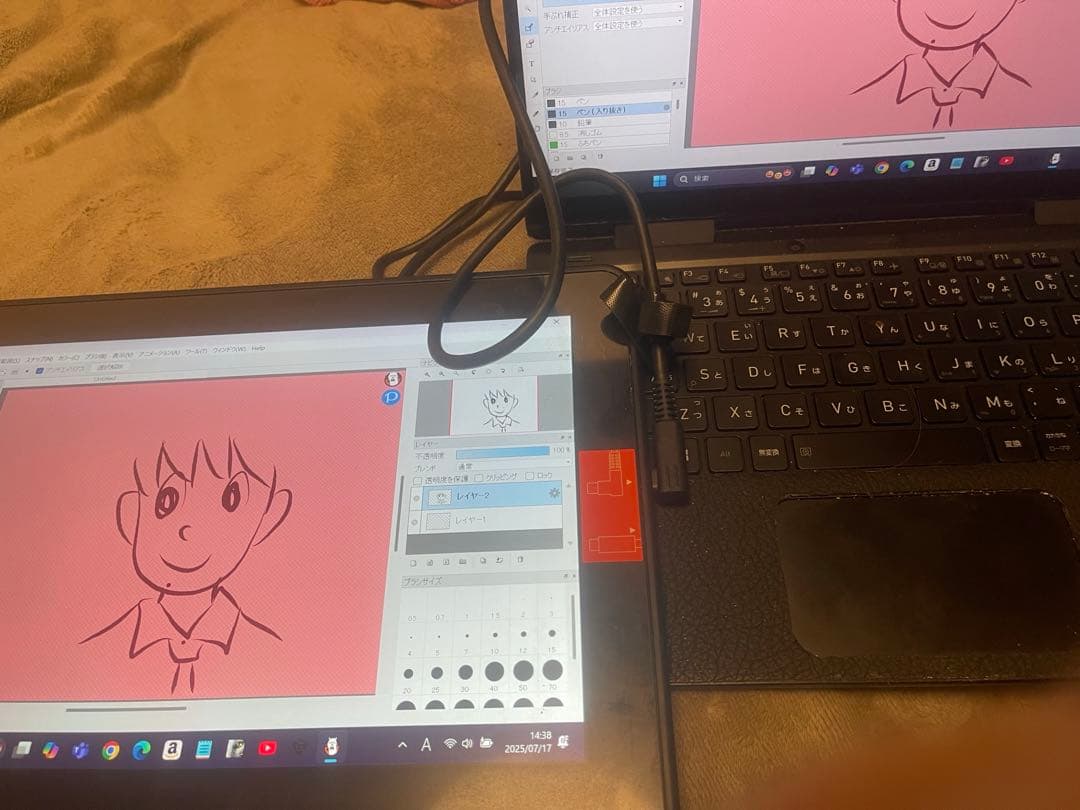 液晶タブレット　kanvas13 heuion