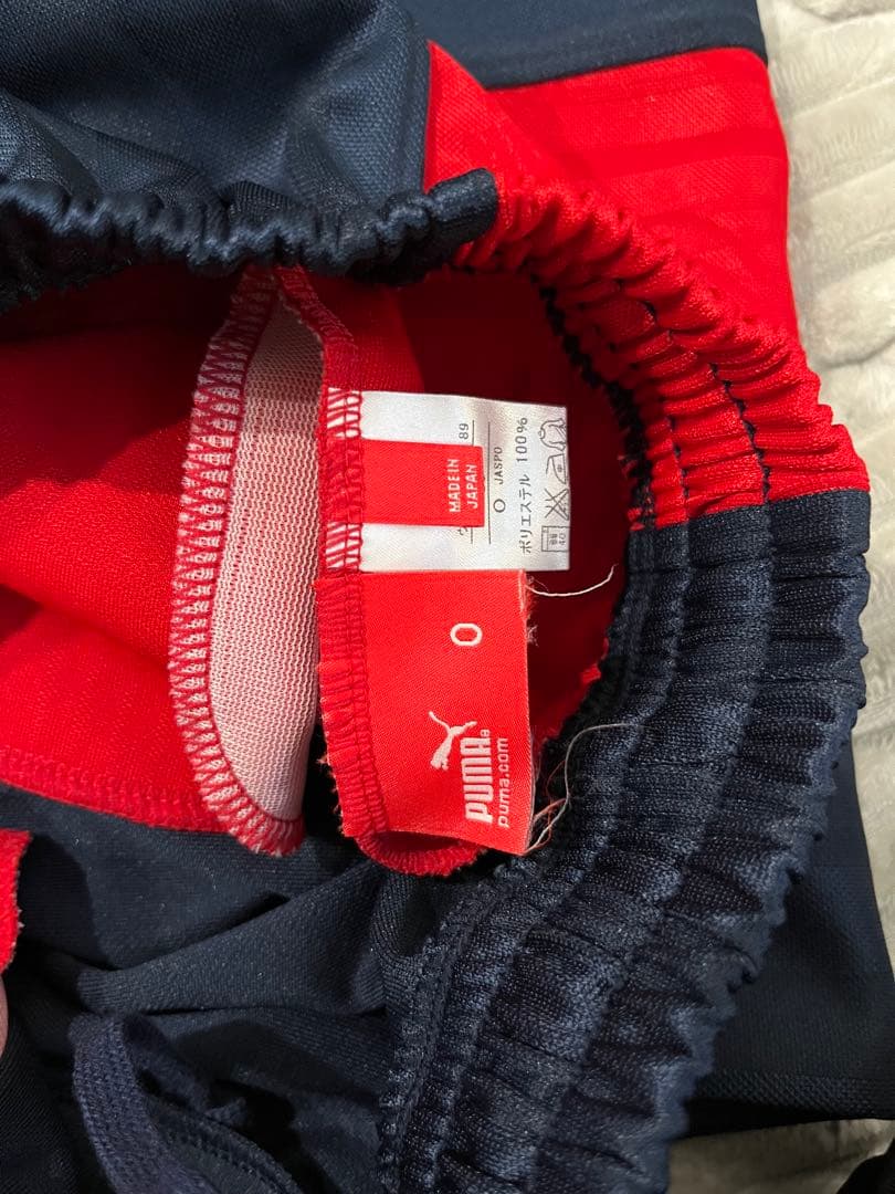 PUMA ジャージ L ネイビー/レッド