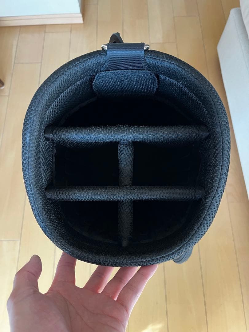 良品テーラーメイド CB KY833トゥルーライト キャディバッグ　9型軽量　黒