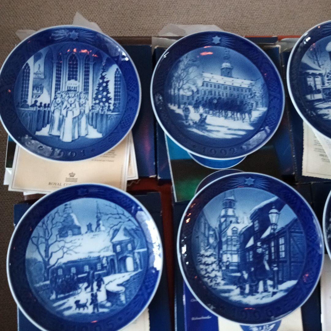 ロイヤルコペンハーゲンイヤー プレート セット1995　美品箱付き