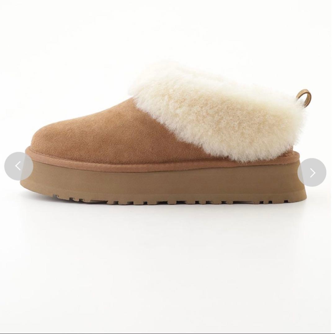 UGG ブラウン ムートンブーツ 厚底23㎝