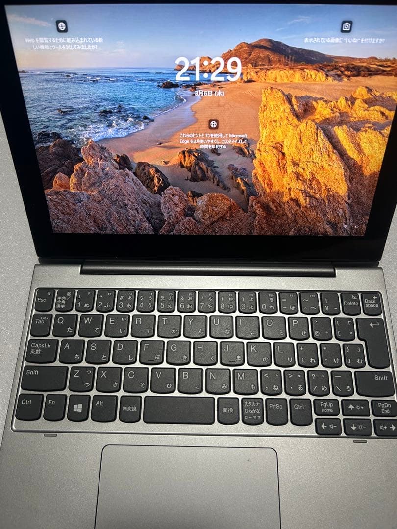 Lenovo Windows11タブレット 10インチ キーボードとカメラ付き