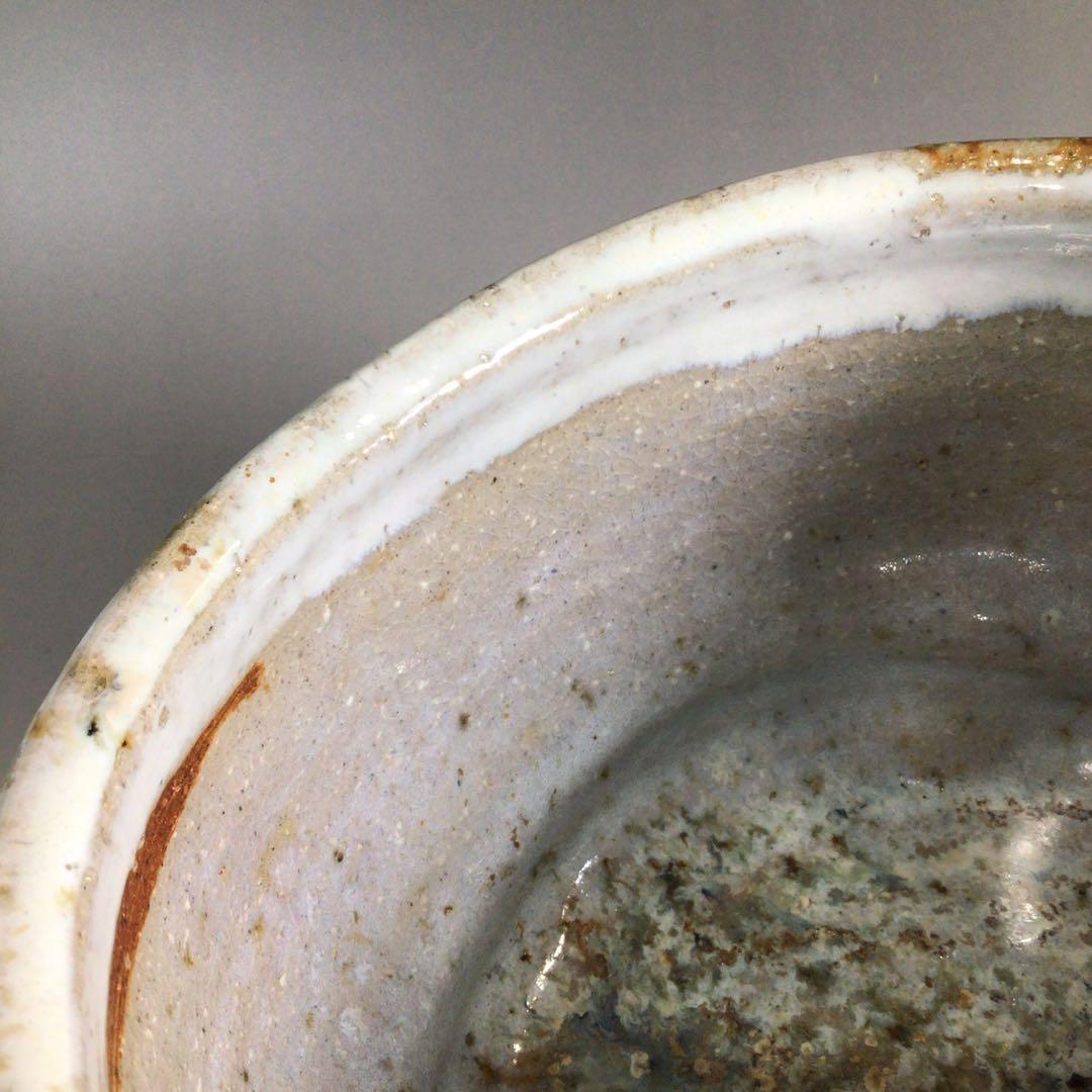 Ｐ６５７　水指　『萩焼』『吉田仙萩造』『平水指』　共箱　茶道具