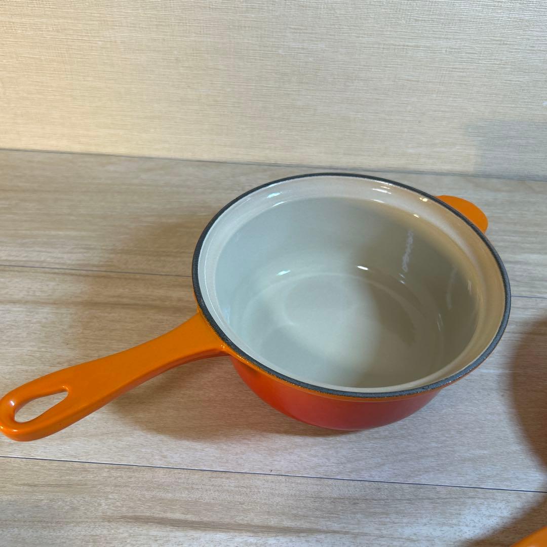 ルクルーゼ　マルチファンクション　オレンジ　18cm 片手鍋