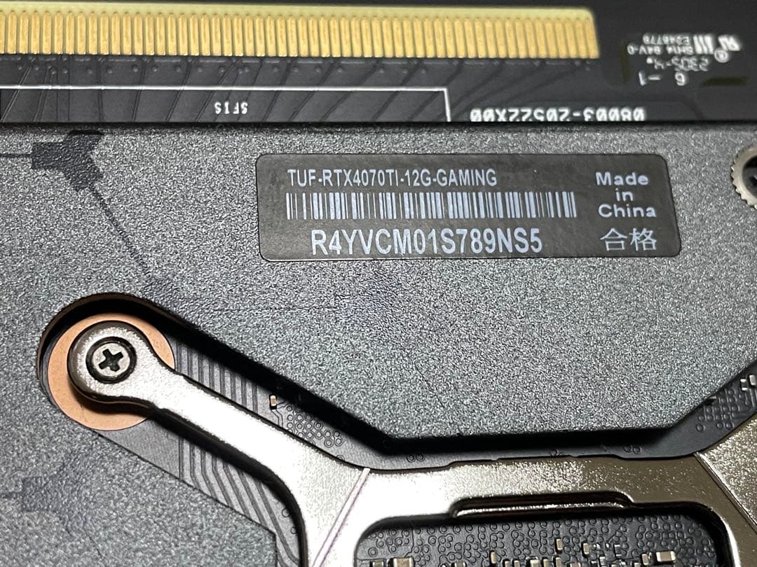 グラフィックボード・グラボ・ビデオカード ASUS TUF GEFORCE RTX 4070 Ti 4070Ti 12gb