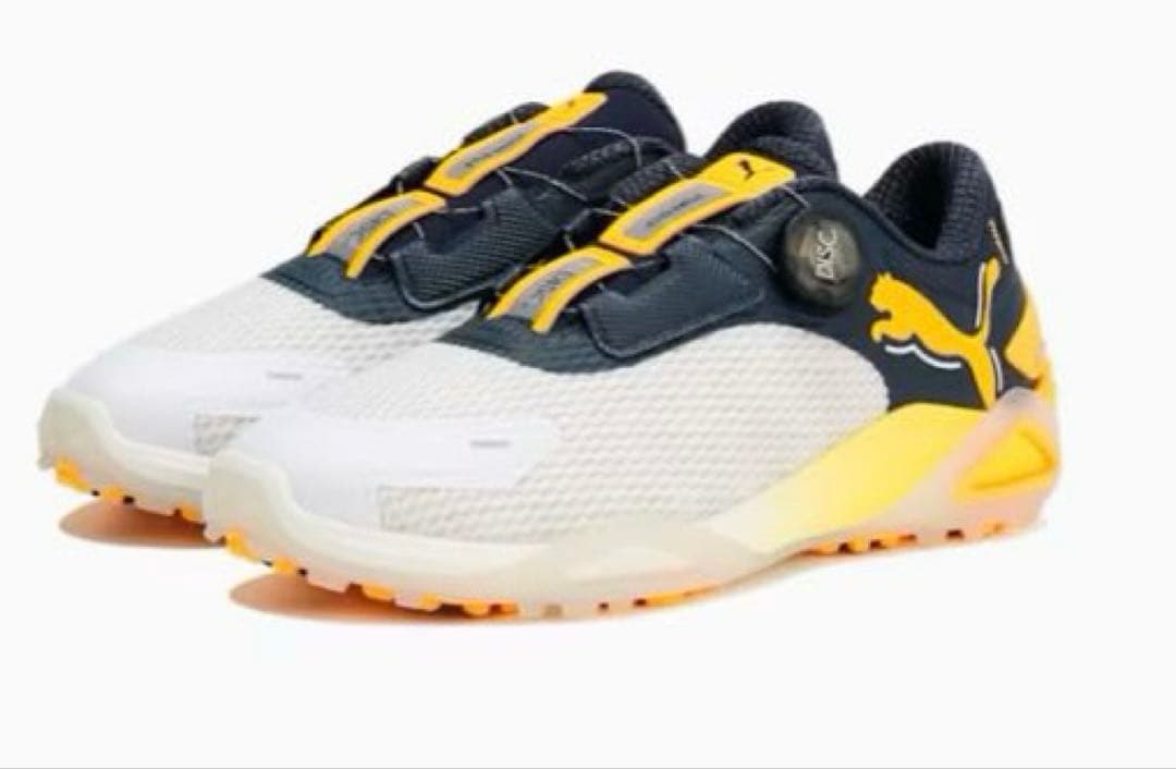 PUMA シャドウキャット ニトロ ディスク スパイクレス シューズ　オレンジ