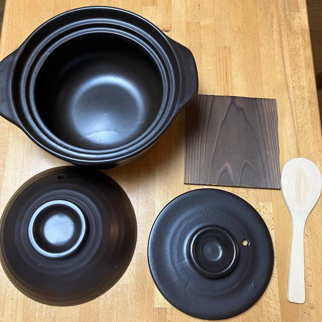 炊飯土鍋 二重蓋