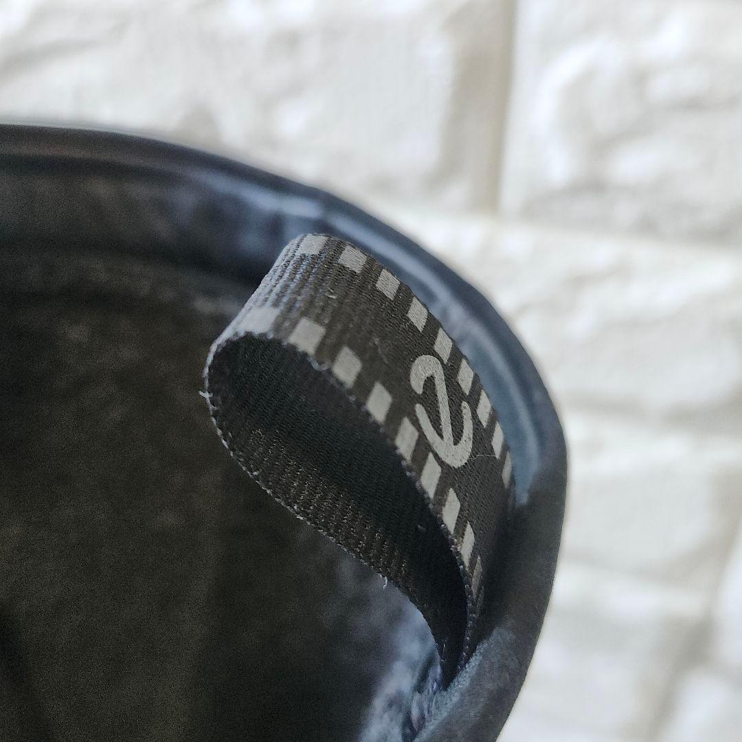 極美品✨eccoエコー超ロングブーツ23.5cmスエード中ボア滑り止めジッパー付