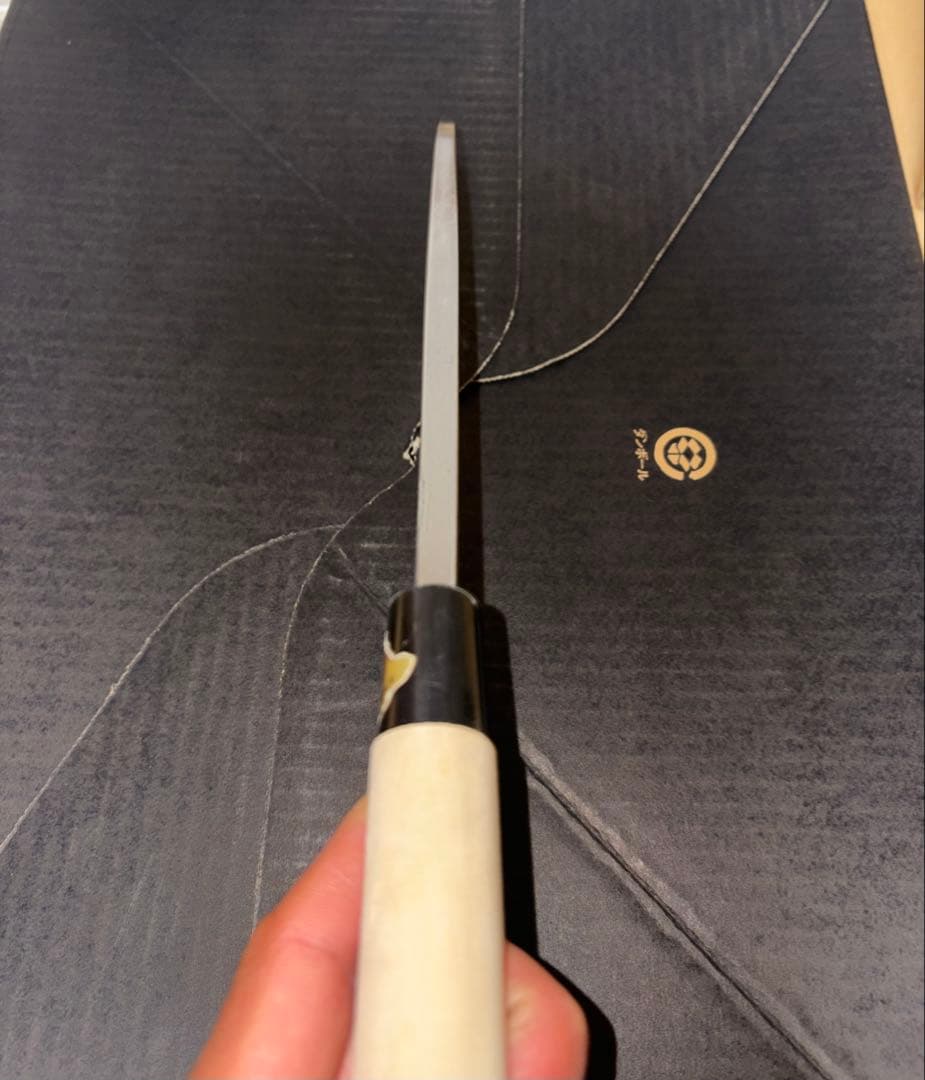 出刃包丁 白紙2号　刃渡18cm