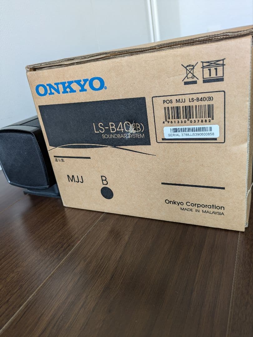 ONKYO オンキョー　サウンドバー LS-B40　BLACK　スピーカー