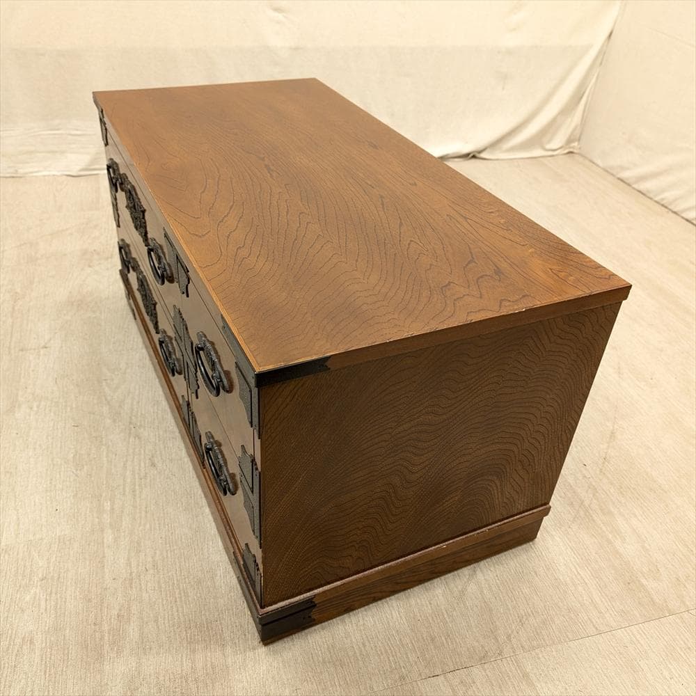 美品　キャピック　整理箪笥　ローチェスト　タンス　チェスト　引き出し　ドロワー