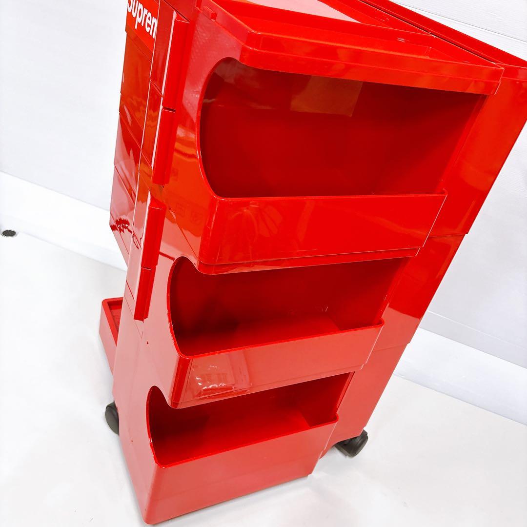 ★正規品★B-LINE ボビーワゴン3段4トレイ レッド赤