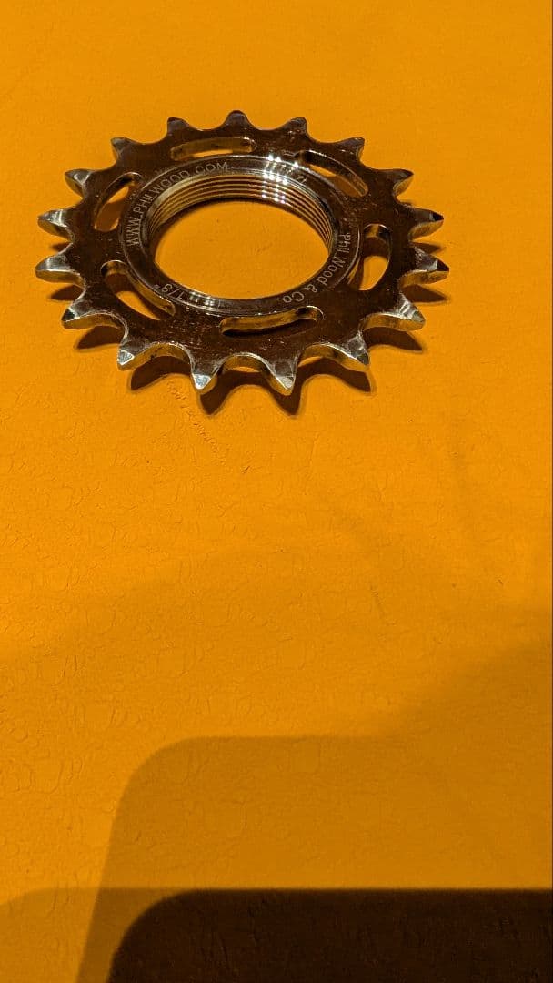 PHILWOOD SLR track cog 17T 　厚歯