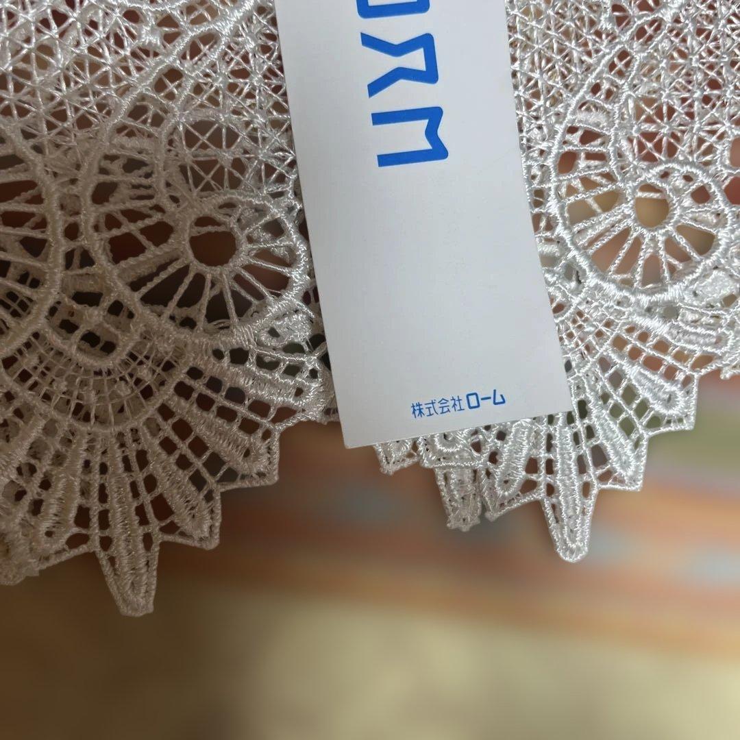 ボブ様確認用　新品未使用　ホワイトレースカフェカーテン アイレット式