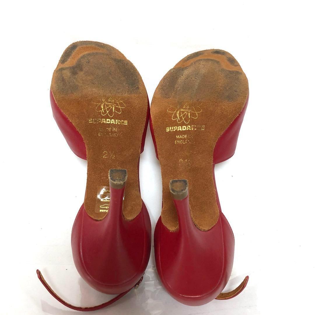 SUPADANCE イギリス製 ロンドン本店 特注 レザー ダンスシューズ
