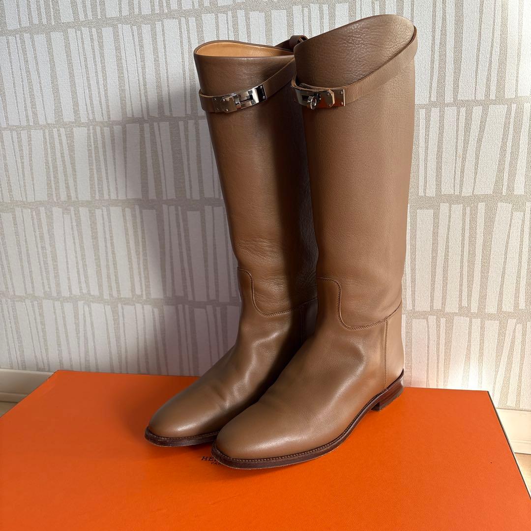 【美品】エルメスジャンピングブーツ