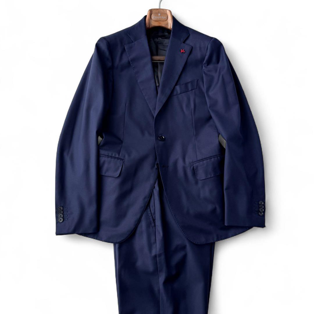 ISAIA イザイア セットアップ スーツ ラペルピン 46 M〜L相当