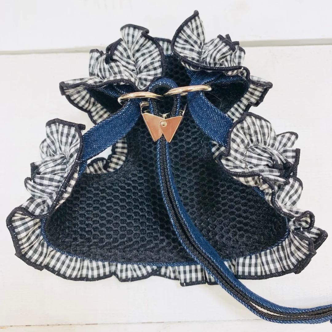 新品 CandyBuppie ギンガムチェックフリルハーネス