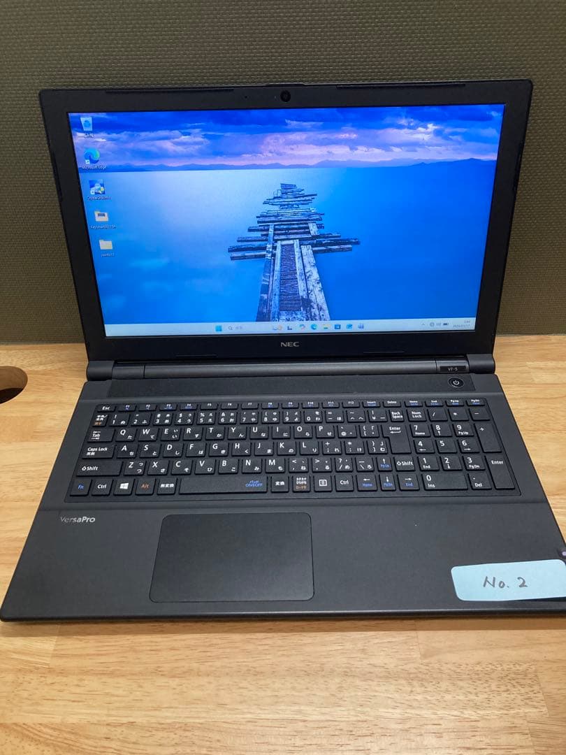 中古ノートパソコン　15.6インチ　NEC製　〔No.2〕