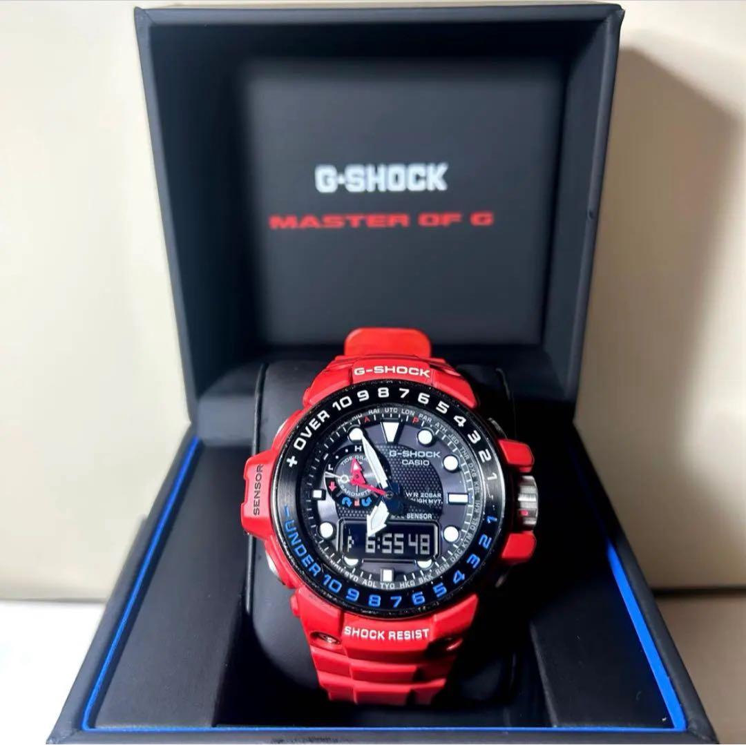 G-SHOCK GWN-1000RD-4AJF ガルフマスター　レッド