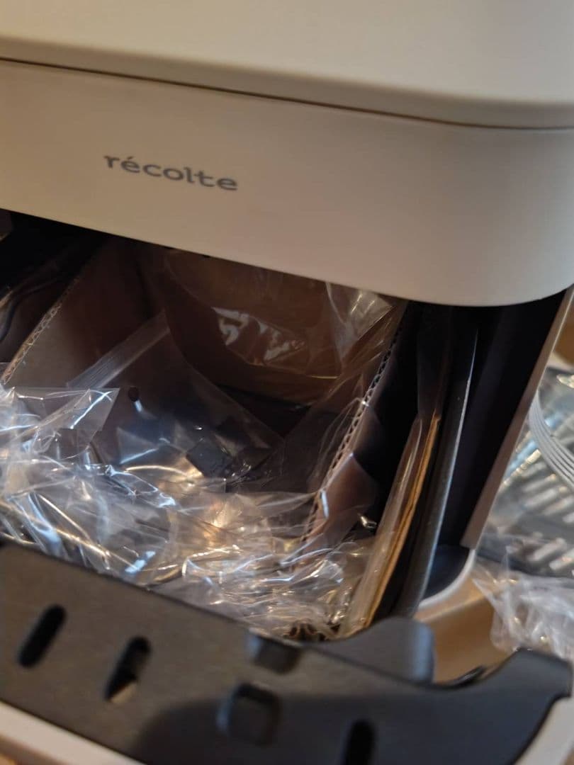 未使用 recolte ハイスチームエアーオーブン RAO-3 クリームホワイト