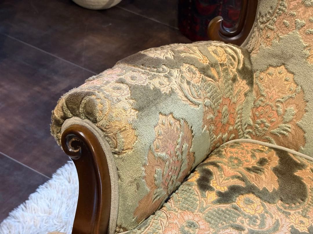 ②Wade様　マルニ木工 ビンテージソファ　1Pソファ　クラシック　SG