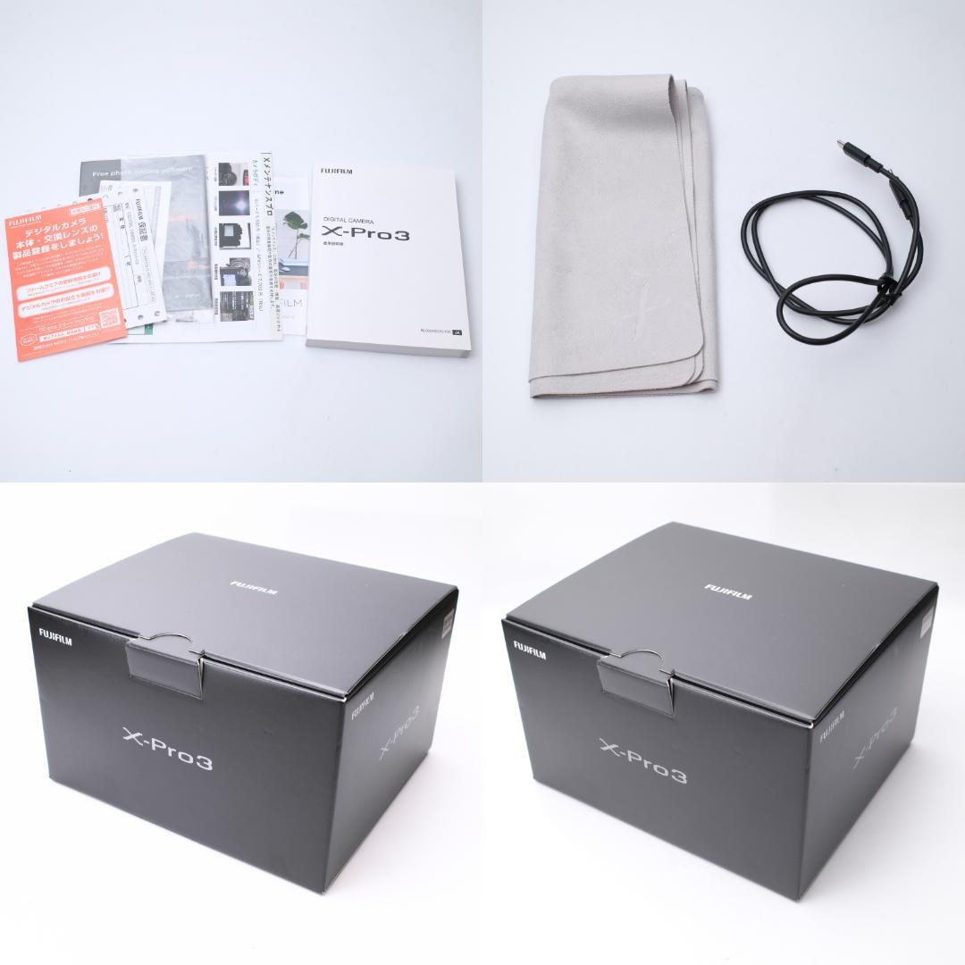 ショット数200未満 FUJIFILM X-Pro3 箱、付属品付