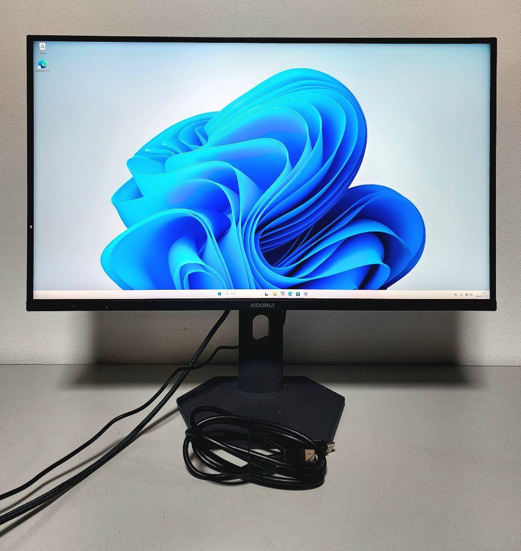 美品 KOORUI QD-MiniLED 27インチゲーミングモニター量子ドット