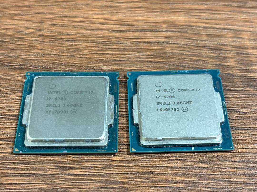 CPU Intel Core i7-6700 CPU 3.40GHz