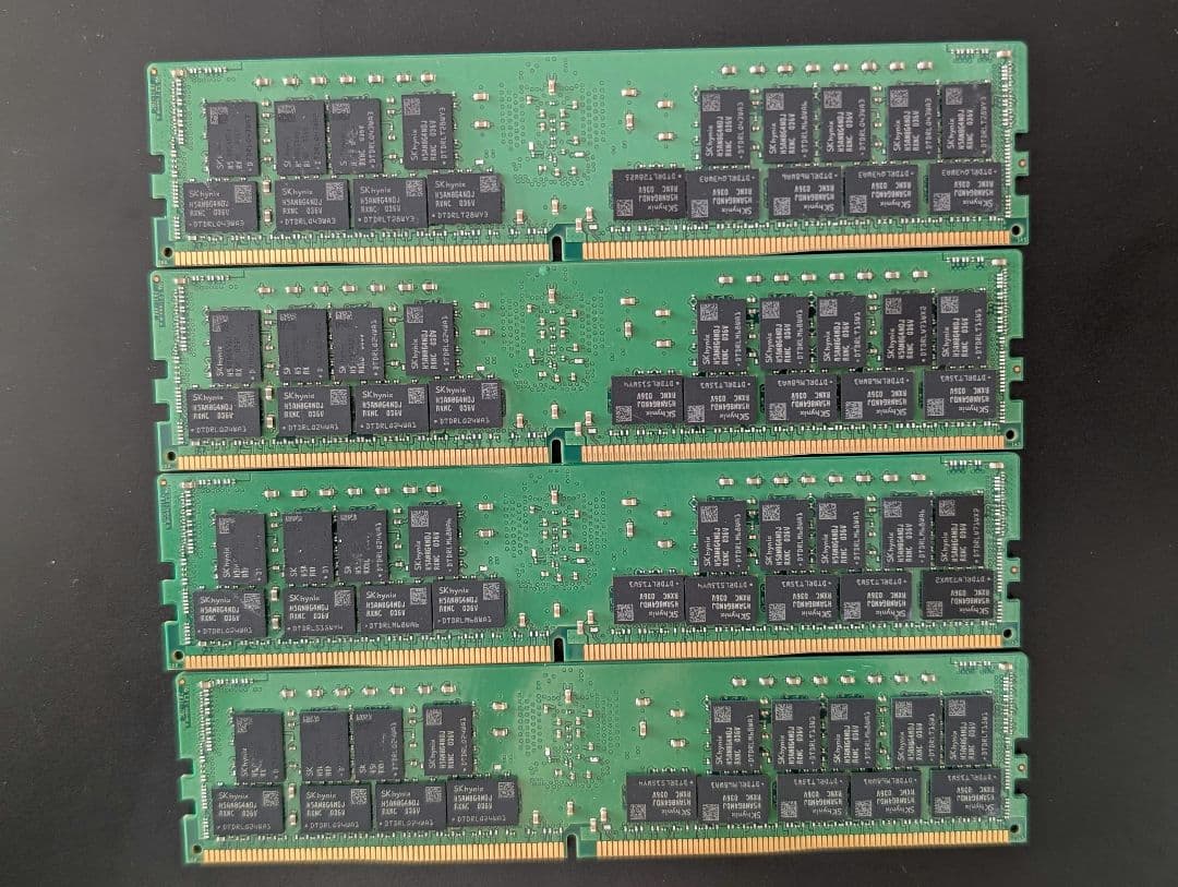 【もふもふ品】メモリ 32GB x 12 DDR4-3200 (7688)