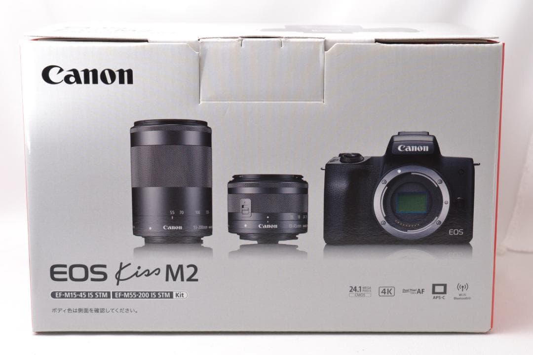 ■ 美品 ■ キャノン　Canon EOS Kiss M2 ダブルズームキット