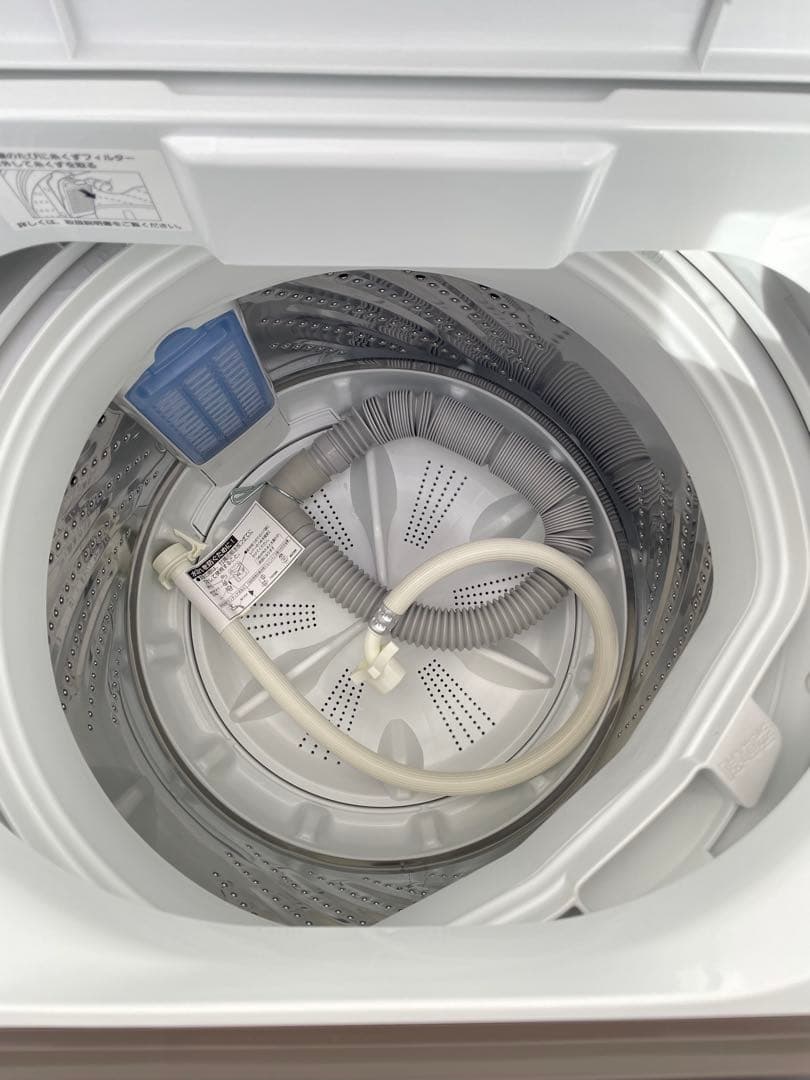 974パナソニック Fシリーズ ブラウン 6kg洗濯機 槽カビ予防 風乾燥機能付