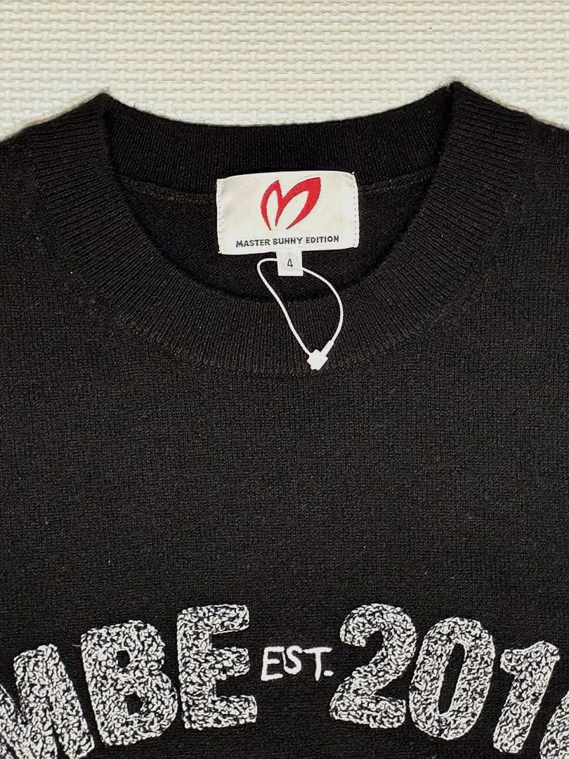 マスターバニーエディション カシミア100%ニットプルオーバー（BLK／4）