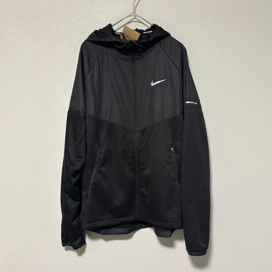 M 新品 ナイキ ランニングジャケット スフィア 防寒 サーマ ウィンドブレーカ