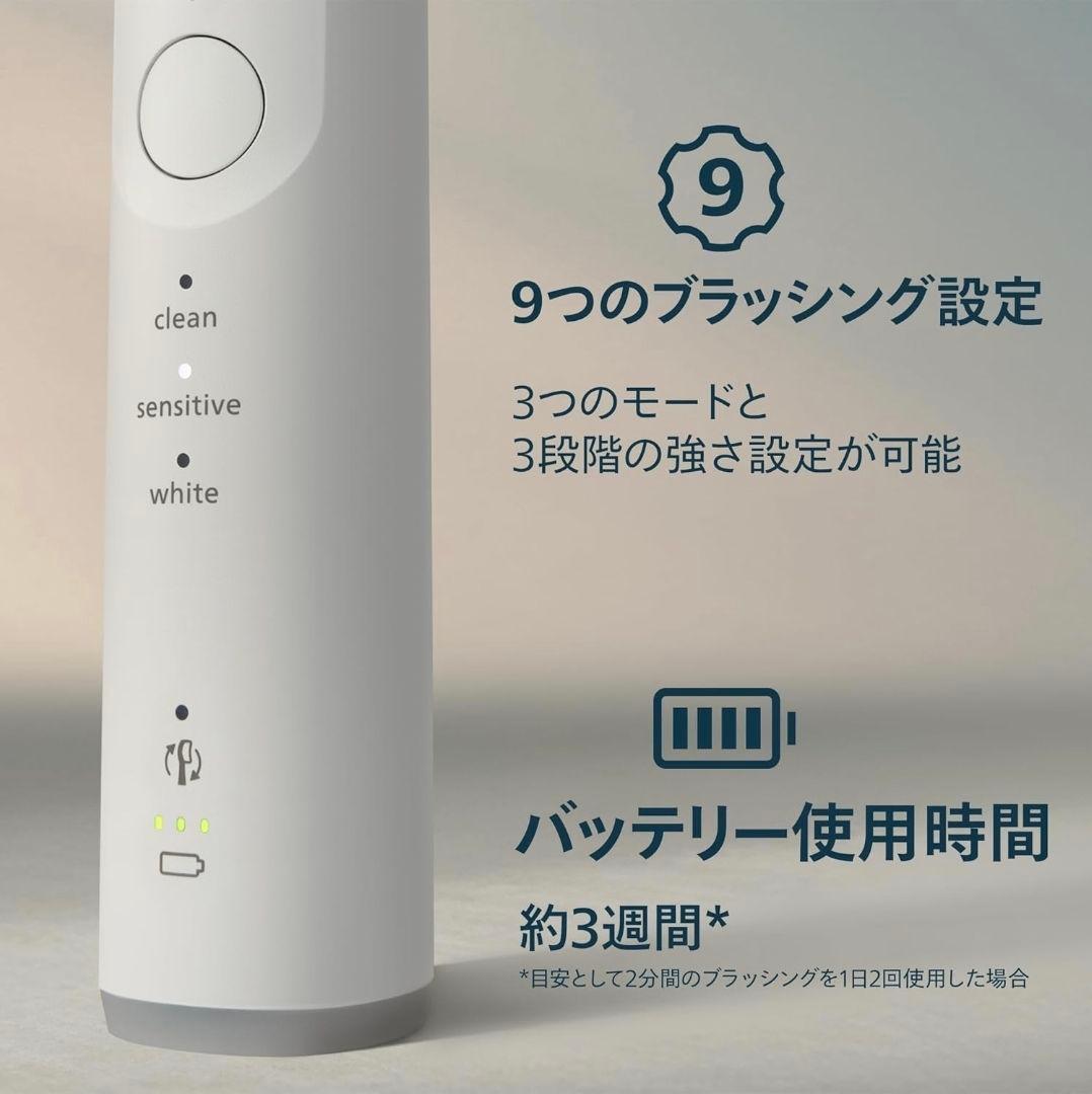 【フィリップス】電動歯ブラシ ソニッケアー 6500 ホワイト HX7410