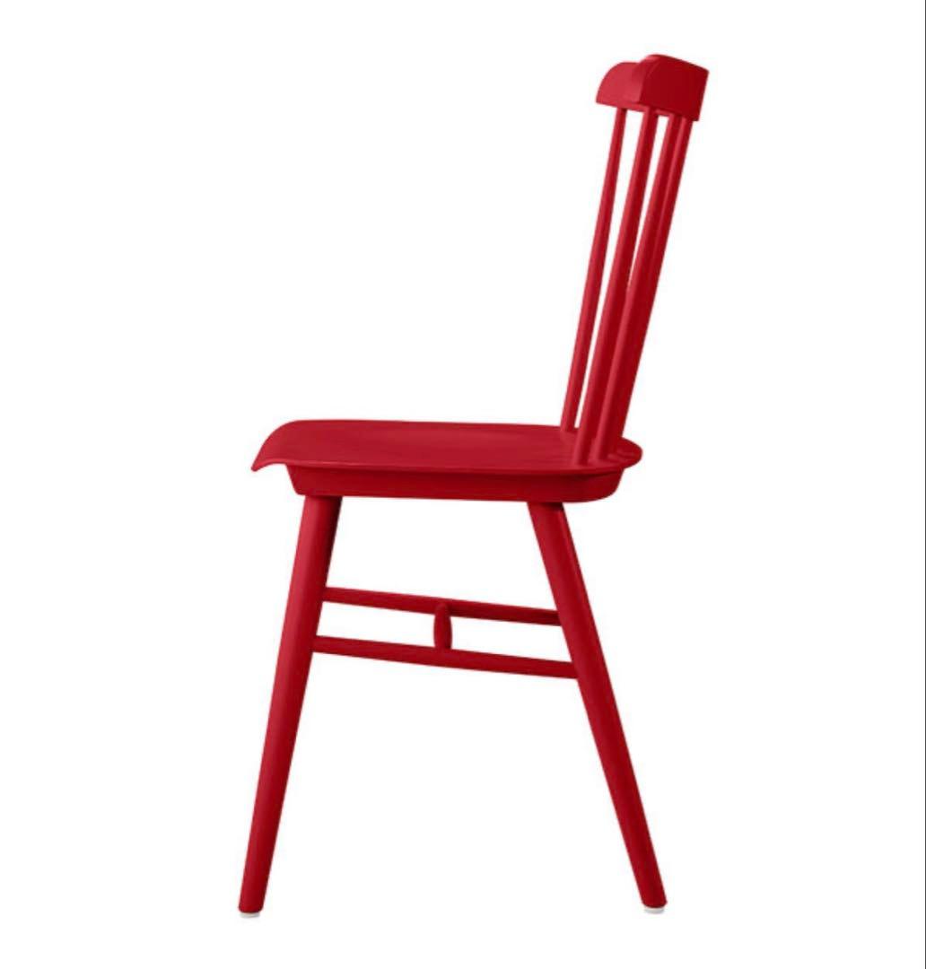 ⑤Oliver　ダイニングチェア　ウィンザーチェア　希少レッド まとめ買いOK✨