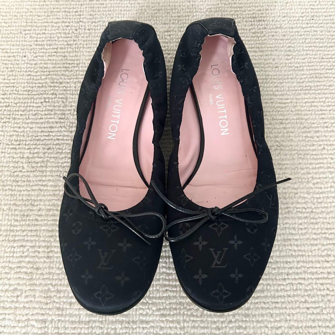 ルイヴィトン フラットシューズ モノグラム 23.5cm 36.5