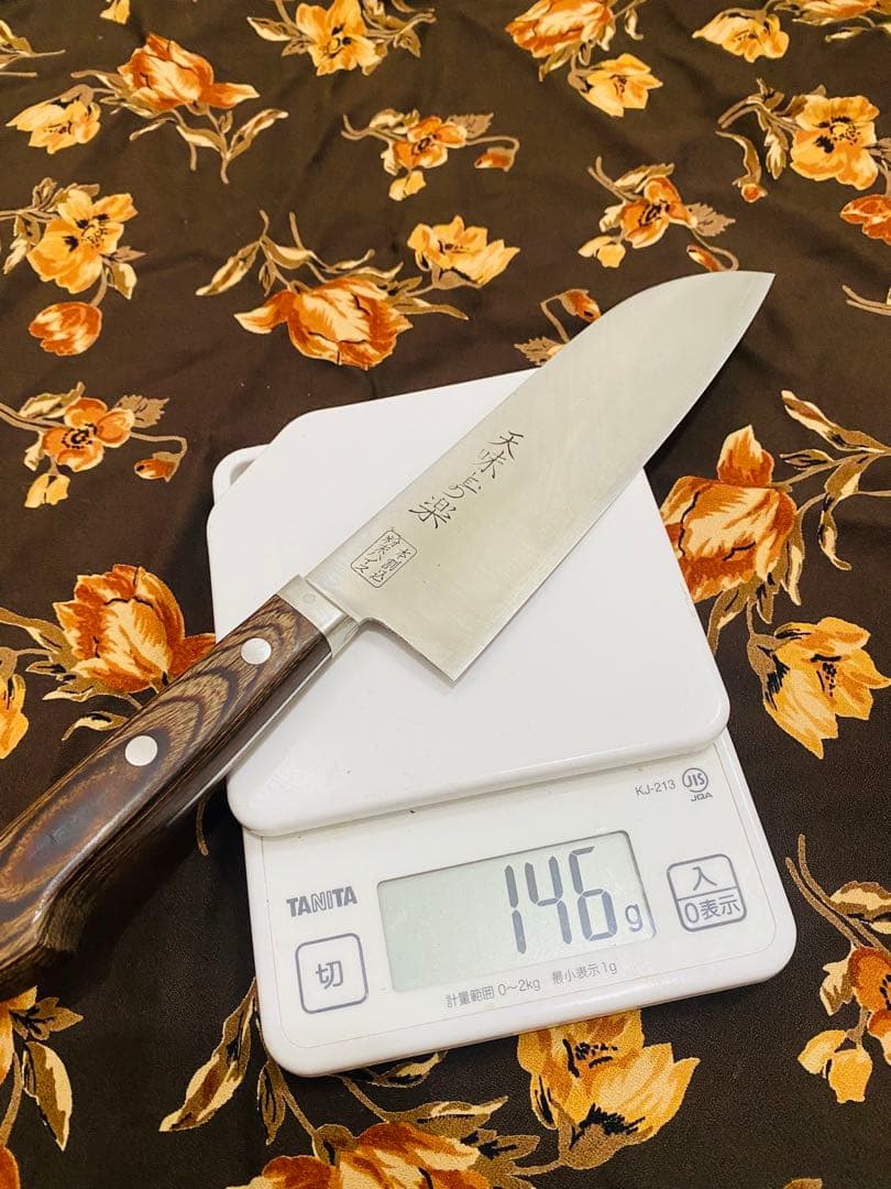 天味寿楽 三徳180mm 粉末ハイス鋼　新品、未使用