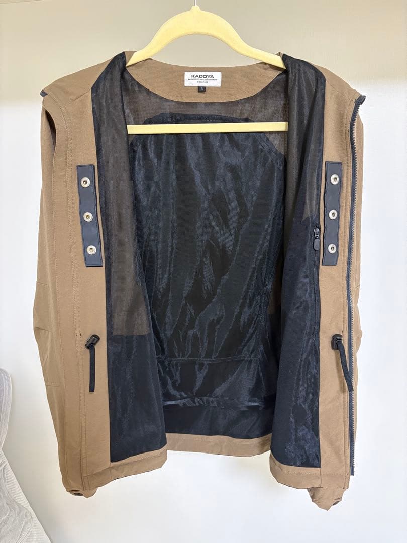 KADOYA LITE AIR BLOUSON / Lサイズ/ブラウン/ブラック