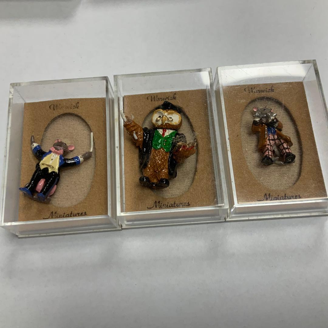 Warwick miniatures ミニチュア　動物　ピノキオ　アンティーク