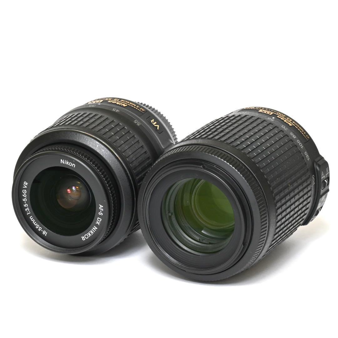 【美品】Nikon D500 ダブルレンズセット★Wi-Fi&Bluetooth