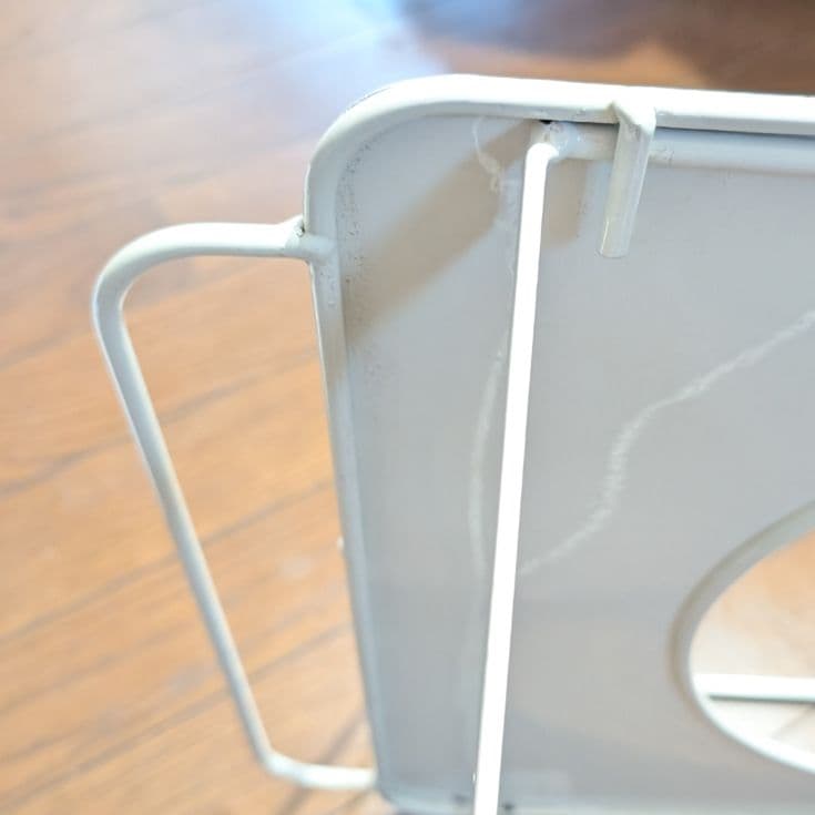 ウォッシュスタンド　アンティーク　レトロ　洗面台 折り畳み　ボウル・蓋付き　白