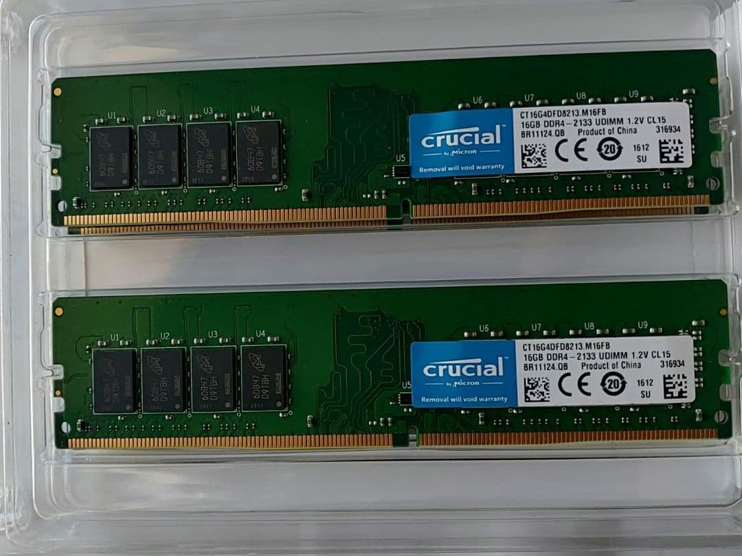 Crucial CT4K16G4DFD8213 16GB×4枚 64GBセット