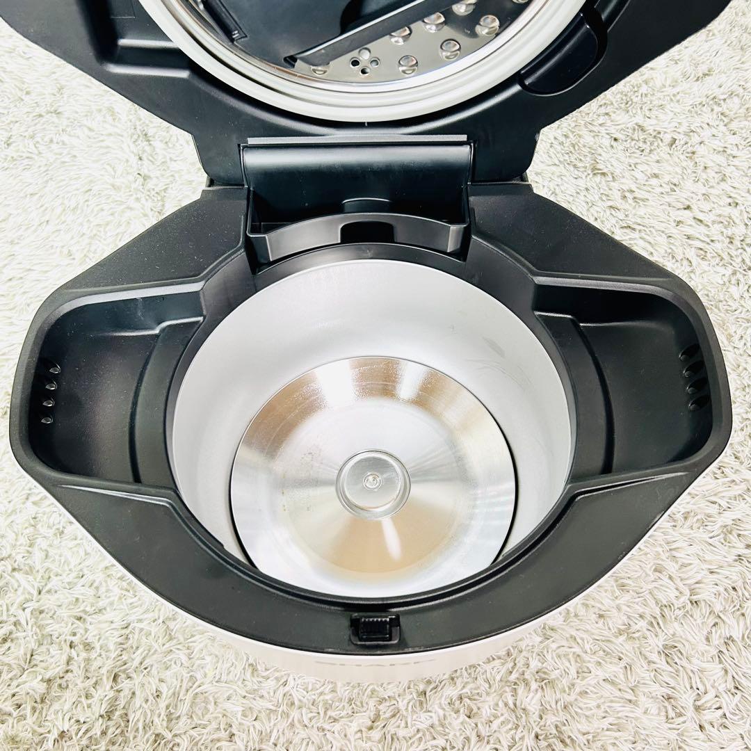 美品 シャープ ヘルシオ 水なし自動調理鍋 KN-HW16G-W ホットクック